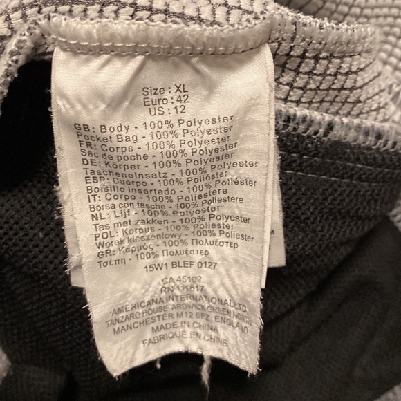 BENCH Grey Long Sleeves Athletic Jacket size US 12 - Picture 8 of 8